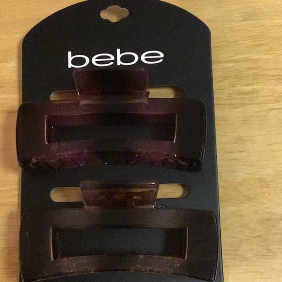 bebe Large Hair Clips - Picture 1 of 10